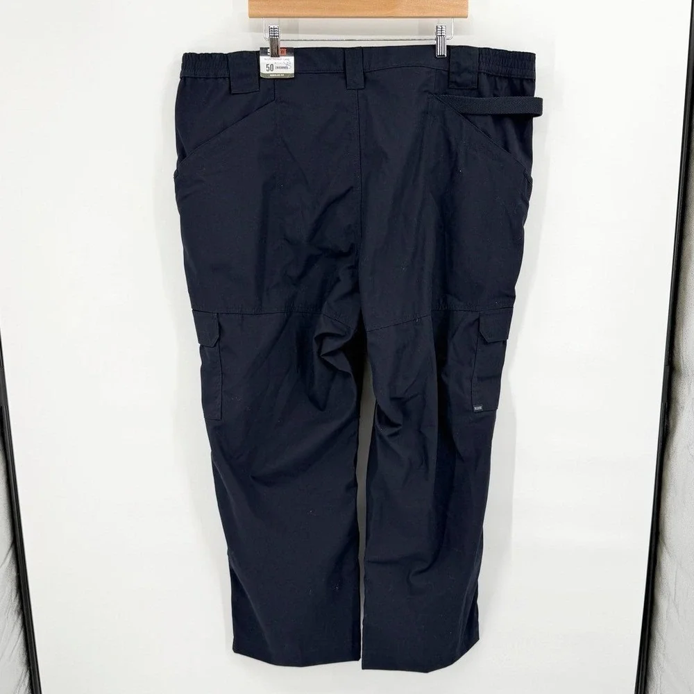 5.11 Tactical Mens Size 50 Taclite Pro Cargo Pants Unhemmed Blue Ripstop NEW